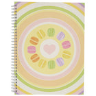Merangue - Carnet à motifs - 8 x 10 po -  ligné - 80 feuilles - macarons-80 feuilles lignées par cahier