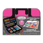 Crayola - Ensemble couleurs et croquis, Pink-Recommandé pour les 8 ans et plus