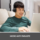 Logitech Zone 750 Casque Filaire On-Ear avec micro anti-bruit avancé-Des haut-parleurs 40mm et un audio immersif pour des basses pleines et des hautes fréquences nettes pour profitez de la musique, entendre vos appels et restez concentré, même au bureau