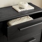 Modway - Bellamy 6 tiroirs Commode - Noir-Poignées de tiroir allongées