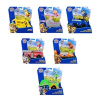 PAW Patrol - Voiture miniature avec figurines à collectionner - Paquet de 6-Figurine À collectionner : cette voiture de police comprend une figurine à collectionner. vêtu de leur uniformes de police caractéristique, ils sont prêts à passer à l'action.