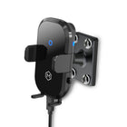 Mighty Mount - Support de chargeur sans fil Auto Scan Grip 15 W – Base de perçage, plaque de montage AMPS-Convient à la plupart des téléphones d'une largeur de 3 à 4 pouces (76,2 à 101,6 mm)