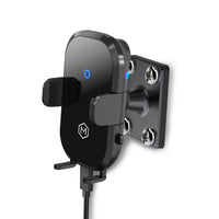 Mighty Mount - Support de chargeur sans fil Auto Scan Grip 15 W – Base de perçage, plaque de montage AMPS-Convient à la plupart des téléphones d'une largeur de 3 à 4 pouces (76,2 à 101,6 mm)