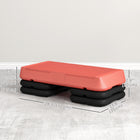 Soozier - Marche aérobique réglable à 3 niveaux-Stepper avec surface antidérapante et patins antidérapants pour votre sécurité et confort complets pendant vos exercices 
