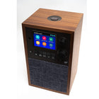 Grace Digital - Mondo Elite Alto Smart Internet Radio - Bluetooth - Walnut-Jusqu’à 7 alarmes de volume progressives individuelles; réveillez l’une des 8 alarmes, n’importe lequel de vos préréglages de 100 stations ou de votre clé USB