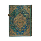 Paperblanks - Carnet à Courverture Rigide Avec Fermoir Midi Ligné - Chroniques Turquoises-Fermoir