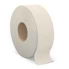 Cascades PRO Perform Papier toilette à rouleau géant 2 épaisseurs - Latte - Paquet de 12-Collection Latte : 80 % de papier blanc recyclé, 20 % de fibres de carton