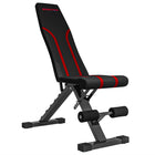 Soozier - Banc d’entraînement pliable-Dossier à six niveaux et siège à quatre niveaux pour un entraînement personnalisable