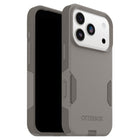 OtterBox - Étui Commuter MagSafe avec Contrôle de la Caméra pour iPhone 17 Pro - Bois de Coton Glen (Brun)-Les couvercles de port bloquent la poussière et la saleté