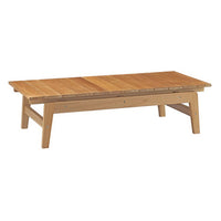 Modway - Bayport Terrasse extérieure Teck Table basse - Naturel-Table basse extérieure en teck