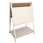 Crestline - Chevalet d'enseignement magnétique - 137 cm (h.) x 91 cm (l)-Le verso est doté d'une surface en masonite standard pour fixer des tableaux et des blocs-notes.