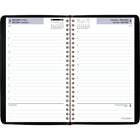 AT-A-GLANCE - Cahier de rendez-vous quotidien 2025 - 8 po H x 4 7/8 po l - Noir - Bilingue-Un jour de semaine par page
