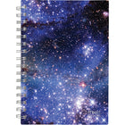 Mead - Agenda scolaire hebdomadaire/mensuel galaxie 2025-2026 - 8 1/2 po H x 5 1/2 po l - noir/bleu - bilingue-15 mois : juillet 2025 à septembre 2026 + 3 pages mensuelles de octobre, novembre et décembre
