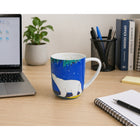 Oscardo - Tasse porcelaine « Sky Watchers » de Dawn Oman - 485 ml-Emballage boîte cadeau - Boîte spécialement conçue mettant en valeur l’œuvre de l’artiste avec des descriptions culturelles significatives
