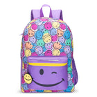 Trailblazer - Ensemble Sac à dos 3 pièces avec glacière isotherme et trousse à crayons - Imprimé violet-Spacieux et organisé : Le sac à dos comporte deux compartiments à fermeture éclair, une poche en filet et un porte-clés intégré pour garder les objets essentiels en place.