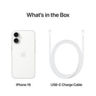 Apple - iPhone 16 6,1" - 256 Go - Blanc - Bell et Virgin Plus-Connectivité Satellite: Quand aucun réseau cellulaire ou Wi-Fi n'est à sa portée, iPhone peut se connecter à un satellite pour vous permettre d'envoyer et de recevoir des textos et des Tapback. En cas d'accident de voiture grave, il peut contacter les secours si vous n'êtes pas en mesure de le faire
