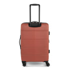 Swiss Mobility LAX 26,5 po Valise moyenne rigide - Coral-Doublure intérieure avec panneau de séparation, poche en filet et sangle de serrage