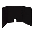 Pacon - Tableau de confidentialité à 3 panneaux pour laboratoire informatique - 20" P x 22" L x 22" H - Noir - Paquet de 4-Les panneaux d'Intimité sont fabriqués en carton ondulé robuste et comportent une découpe à l'arrière pour accueillir les câbles d'ordinateur