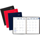 Staples - Agenda mensuel 2025 - 8 3/4 po H x 6 7/8 po L - Couleurs Assorties - Bilingue-14 mois : decembre 2024 à janvier 2026
