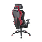 TygerClaw - DuoFlex Chaise de jeu ergonomique à dossier haut- Noir/Rouge-Doté d'un système d'équilibrage de poids de pointe avec quatre positions de verrouillage et un curseur de siège