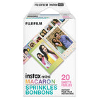 Fujifilm - Instax Mini Instant ensemble de films instantanés, 20 poses - Macaron/Bonbons-S'utilisent avec tous les appareils et toutes les imprimantes Fujifilm Instax Mini 