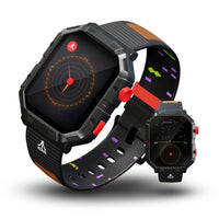 My Play Watch - Montre intelligente rétro gaming Atari 2600-Affichage de l’heure rétro : choisissez parmi une collection de graphismes et d’illustrations emblématiques Atari 2600  pour personnaliser votre cadran, mettant en valeur votre amour pour les jeux d’arcade classiques