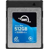OWC - Carte mémoire Atlas Pro CFexpress 4.0 Type B 512 Go-Capacité de stockage de 512 Go