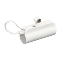 Helix - Chargeur portable de 5 000 mAh avec bequille integree - Blanc-Banque d'energie de 5 000 mAh