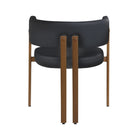 Brassex - Chaise de visite 187509 Bailey - ensemble de 2 - noire-Structure en métal