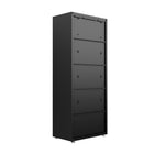 Manhattan Comfort - Armoire de garage moderne Fortress 77 cm (30,3 po) - gris charbon-Assemblage à domicile requis Tout le matériel inclus