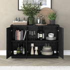 Hudson&Canal - Table buffet Alston 48" L - Grain noir-Caractéristiques assemblage facile