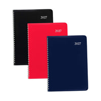 Staples - Agenda mensuel 2027 - 8 3/4 po H x 6 7/8 po l - couleurs assorties - bilingue-14 mois : décembre 2026 à janvier 2028
