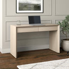 Hudson&Canal - Bureau Pembroke 48'' - Aulne blanc-Fini dans une finition blanche imitation bois d'aulne