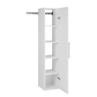 Prepac - Armoire de rangement étroite HangUps de 15 po - blanc-Poids total du produit : 80 lb