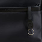 CHAMPS - Sac à dos Tech de la collection Onyx - Noir-Pochette rembourrée pour ordinateur portable et tablette de 15,6" avec fermeture par sangle de compression