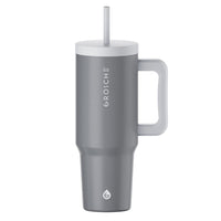 GROSCHE - Aspen Gobelet Isolé avec Poignée - 40 oz - Gris Acier-Capacité de 40 oz