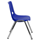 Flash Furniture - Chaise coquille marine ergonomique et empilable de la série HERCULES avec hauteur de siège de 16 po.-Le dossier ventilé permet la circulation de l'air