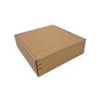 Reliabag - Boîtes d'expédition en papier kraft ondulé auto-adhésives - 9" x 9" x 2" - Paquet de 40-Papier kraft ondulé auto-scellant