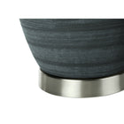 Monarch Specialties - Luminaire - 24 po H Lampe De Table - Céramique Bleue - Abat-Jour Ivoire / Crème - Contemporain-Dimensions assemblées : 15 po L x 15 po P x 24 po H . base : 8 po L x 8 po P x 12,2 po H . abat-jour : 15 po L x 15 po P x 10 po H