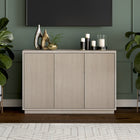 Hudson&Canal - Table de buffet Alston 48" L - Aulne blanc-Dimensions du produit : 14" L x 47,5" l x 32" H