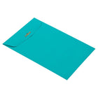 JAM Paper - Enveloppes Colourées pour catalogue à extrémité ouverte - 6 x 9 - avec fermeture à fermoir - bleu mer recyclé - paquet de 50-5
