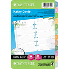 Day-Timer - Recharge datee Kathy Davis 2025 2 pages/semaine de bureau - 8 1/2 po H x 5 1/2 po l - bilingue-Format des pages : 8 1/2 po H x 5 1/2 po l