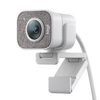 Logitech Creators StreamCam - Webcam Premium pour PC et Mac - Blanc-Full HD 1080p à 60ips : Stream et enregistrement en résolution full HD 1080p à 60 ips pour une vidéo nette et naturelle avec mouvement fluide pour des vidéos et live streams de qualité pro