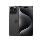 Apple - iPhone 15 Pro Max 6,7 po ecran Liquid Retina - 1 To - Titane noir - Bell et Virgin Plus-Force Titanesque : iPhone 15 Pro Max. Design robuste et léger en titane de calibre aérospatial avec dos en verre mat texturé. Face avant en Ceramic Shield plus solide que le verre de n'importe quel téléphone. Et résistance à l'eau, aux éclaboussures et à la poussière
