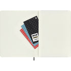 Moleskine - 2026 Agenda semainier Classic 12 mois à couverture souple - 7.5" x 9.75" - Noir-Pochette intérieure à soufflet assortie