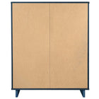 Manhattan Comfort - Granville commode et chiffonnier modernes - bleu minuit - ensemble de 2-Garantie limitée du fabricant de 30 jours