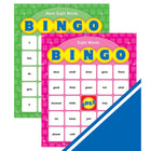 Jeu de société de bingo éducatif Sight Words de Carson Dellosa -Le jeu comprend 36 cartes de jeu recto verso, 720 jetons, 100 cartes d'appel, un tapis de réponse recto verso et un guide de jeu.