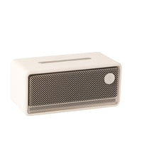 Edifier - Enceinte Bluetooth portable à lumière ambiante ES60 - Ivoire-Comprend un haut-parleur médium-grave ovale (53 mm x 93 mm, vers l'avant), deux haut-parleurs d'aigus de 22 mm (vers l'avant et vers l'arrière) et un radiateur de basses passif ovale (vers l'arrière) pour des basses profondes et percutantes.