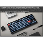 Keychron - V3 Max RGB Wireless Mechanical Keyboard - Red Switch - TKL Layout with Knob - Carbon Black-Assemblage facile : Conçu pour une personnalisation sans effort, chaque composant du V3 Max se monte facilement, vous permettant de créer votre expérience de frappe ultime avec un minimum d'effort.