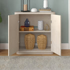 Hudson&Canal - Meuble d'appoint Easton 32 po de largeur - Blanc aulne-Dimensions du produit : 14" L x 31,5" l x 32" H